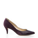 Two-toned leather pump